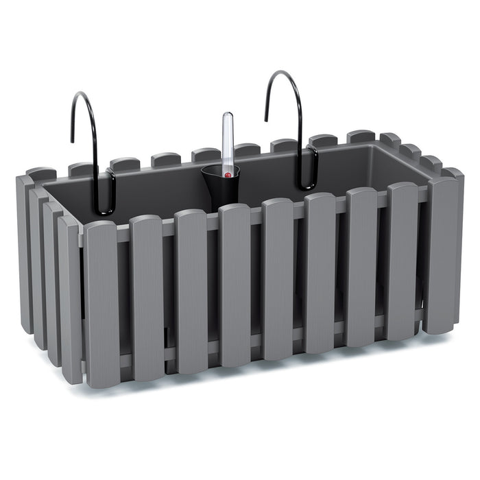 Prosperplast Plantenbak - kunststof - 38 cm - grijs
