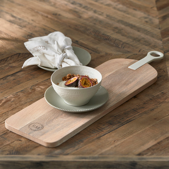 Riviera Maison serveerplank Hout, Tapasplank - Marseille - Bruin|wit