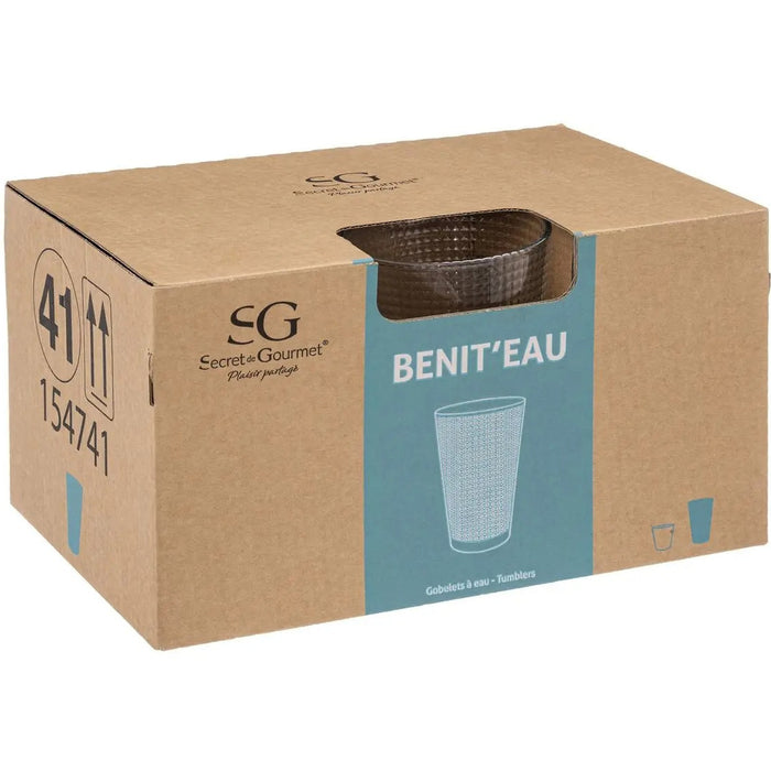 Secret de Gourmet Water|sap glazen - 6 st - 340 ml - Benit