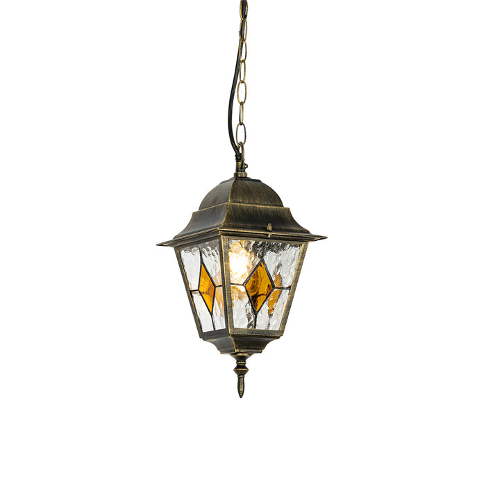 QAZQA Vintage buiten hanglamp antiek goud - Antigua