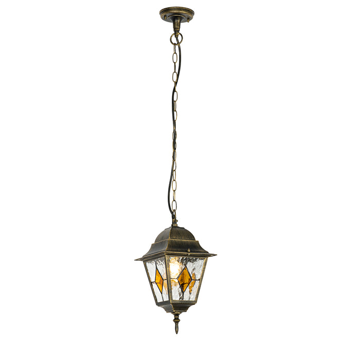 QAZQA Vintage buiten hanglamp antiek goud - Antigua