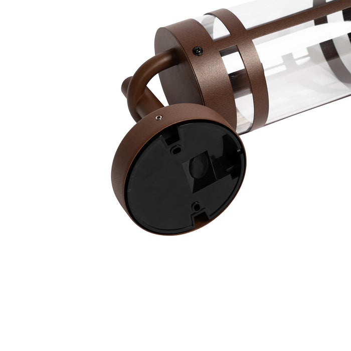 QAZQA Industriële buiten wandlamp roestbruin IP44 - Ruben