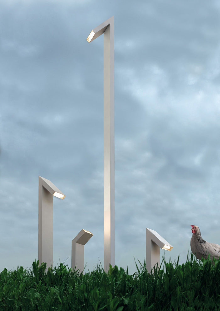 Chilone 90 sokkellamp LED lichtgrijs