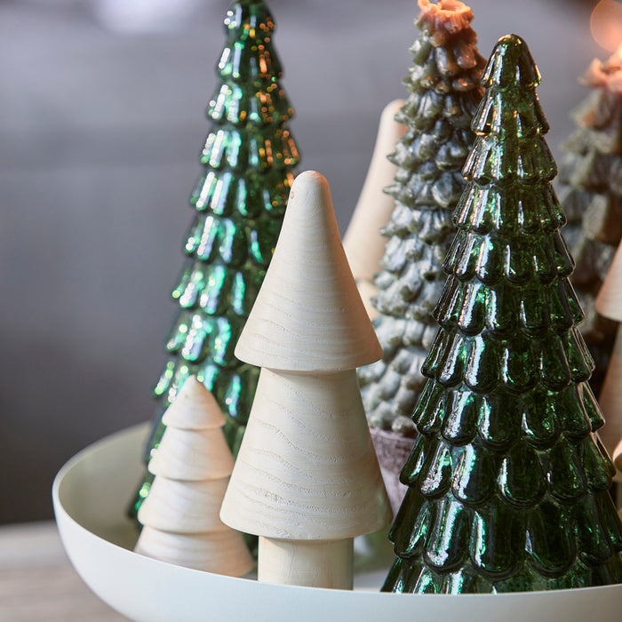 Riviera Maison Kerstboom beeldje Bruin - Breckenridge Wooden