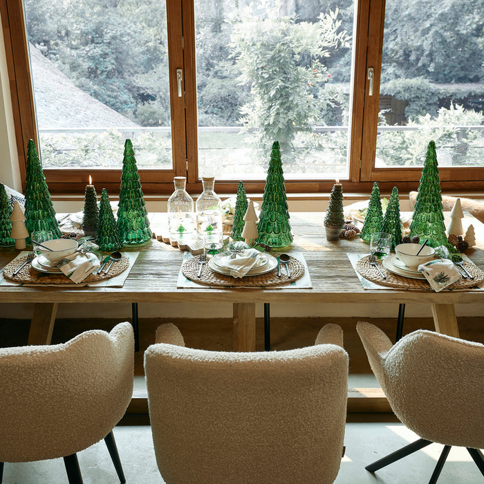 Riviera Maison Kerstboom beeldje Bruin - Breckenridge Wooden