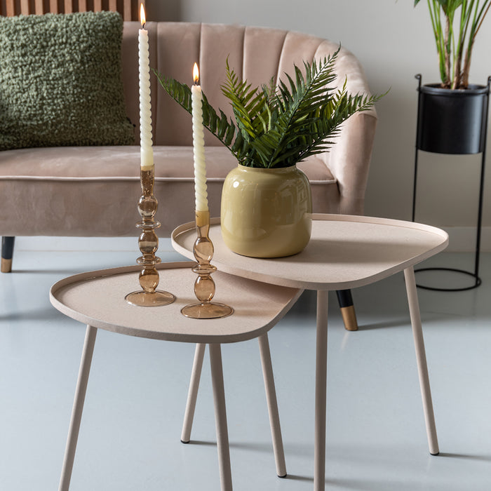 Leitmotiv Boaz Bijzettafel Large - Warm Grey