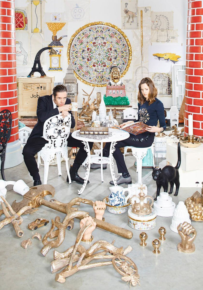 Industry Garden tuintafel 70 zwart