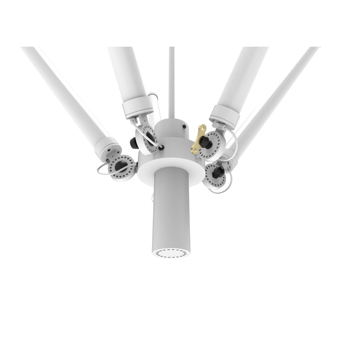 Mr Tubes kroonluchter Ø168 LED Pure White