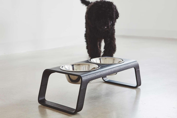 Desco hondenvoerbak medium essen zwart