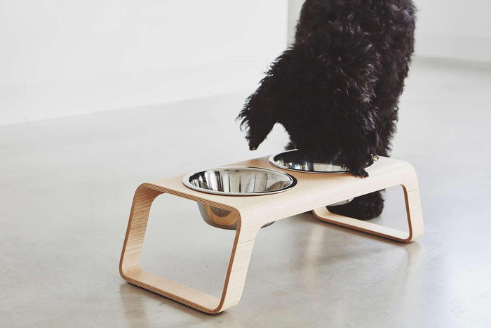 Desco hondenvoerbak medium essen zwart