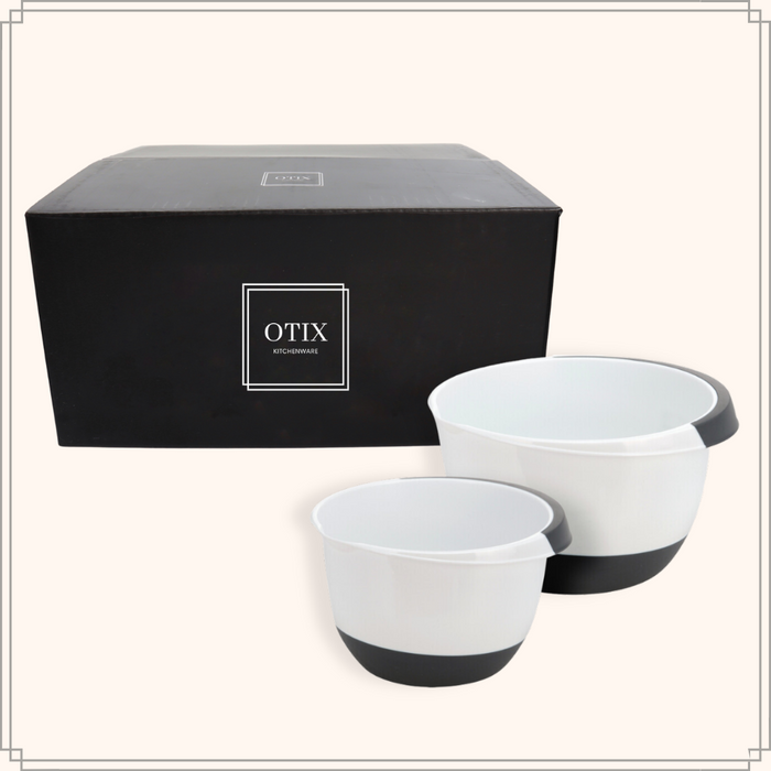 OTIX Beslagkom Mengkom set 2 stuks 2 liter en 3 liter Kom Kunststof...