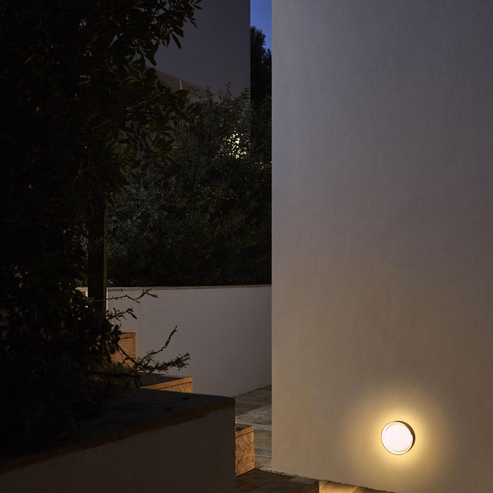 Marset Plaff-On! 16 wandlamp LED IP65 roestbruin