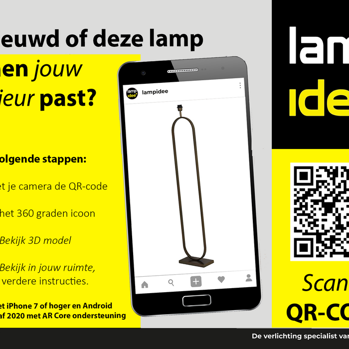 Light & Living Light&living Vloerlamp 30x15x142 cm JAMIRI antiek brons