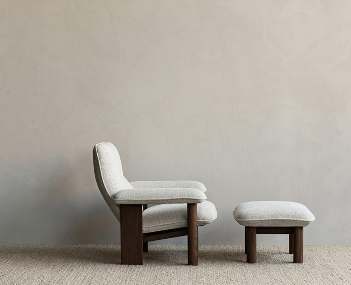 Audo Copenhagen Brasilia fauteuil donker eiken Sheepskin Root