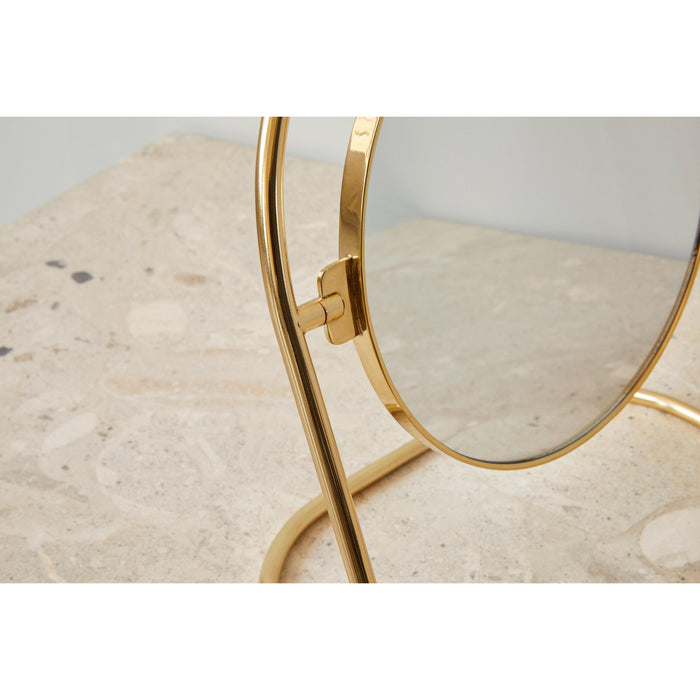 Audo Copenhagen Nimbus spiegel tafel gepolijst messing