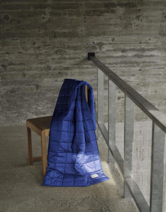 Marc O'Polo Kelda Plaid Cool Cobalt 150 x 200 cm
