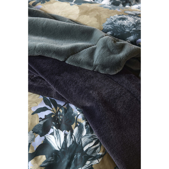 Essenza Furry Plaid Reef green 150 x 200 cm