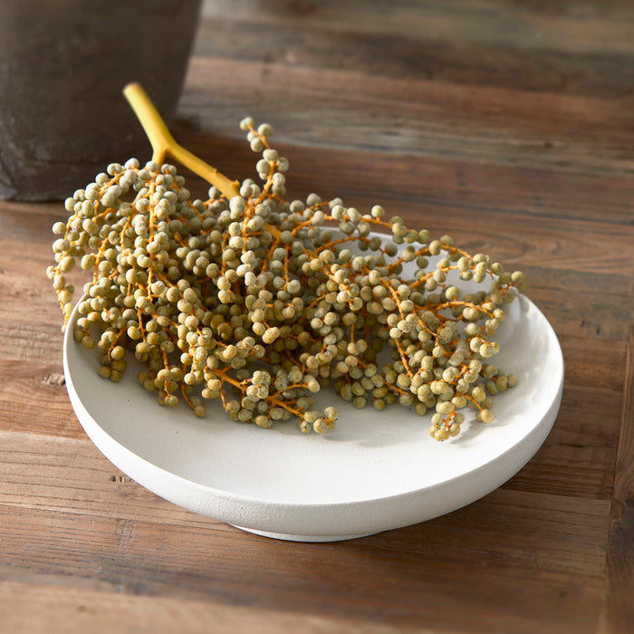 Riviera Maison fruitschaal rond, decoratieschaal mat - Marseille - Wit