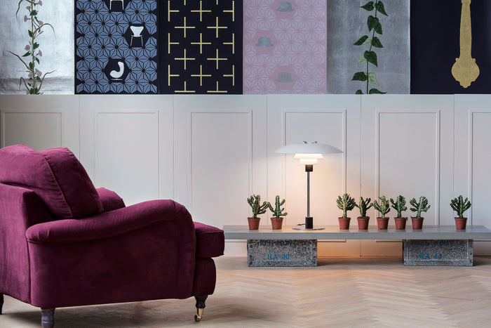 Louis Poulsen PH 3|2 tafellamp zwart gemetaliseerd