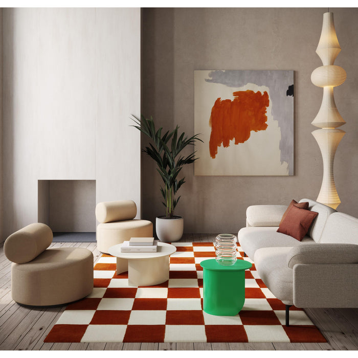 FÉST Checks vloerkleed 161x253 pumpkin