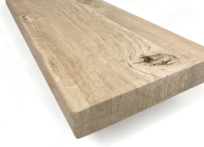 Woodbrothers Oud eiken plank massief recht 80x20cm