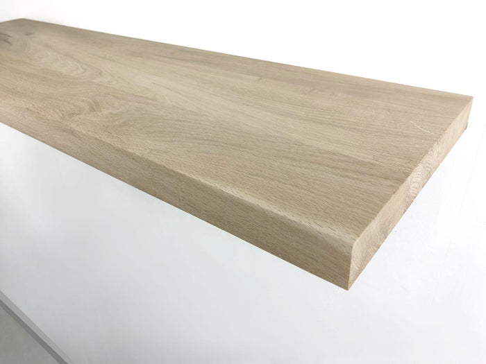 Woodbrothers Zwevende wandplank eiken recht 60x30cm