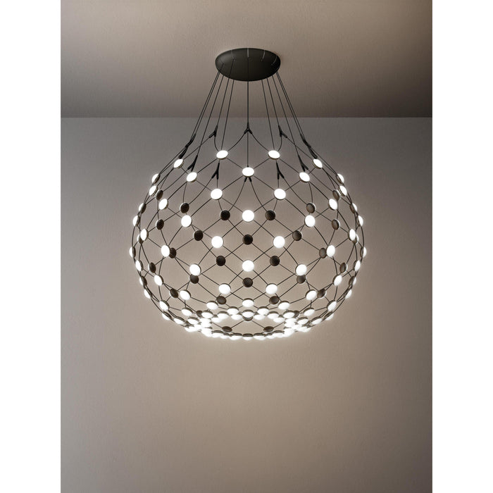Mesh hanglamp Ø80 LED 3m snoer draadloze bediening