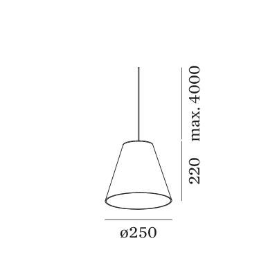 Wever & Ducre Shiek 4.0 hanglamp LED zwart|goud