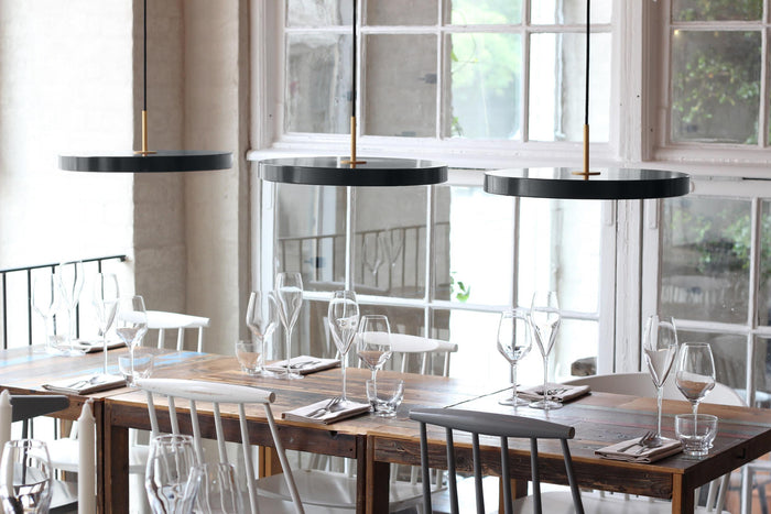 Asteria hanglamp Ø31 LED mini messing|nuance roze