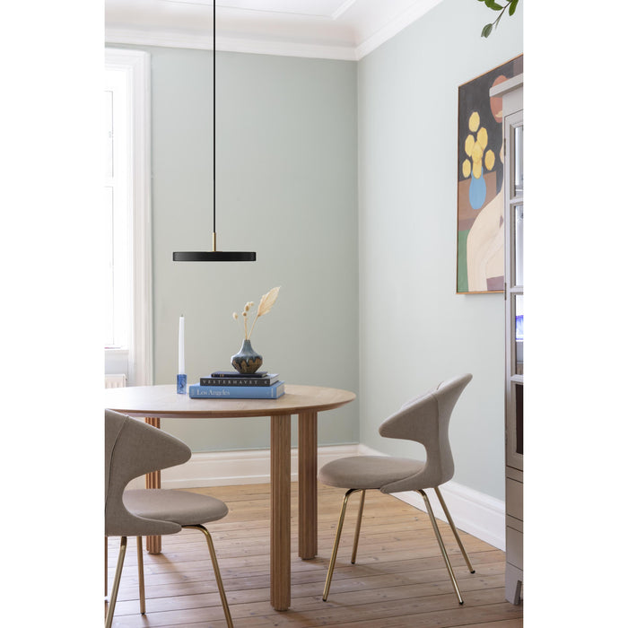 Asteria hanglamp Ø31 LED mini messing|nuance roze