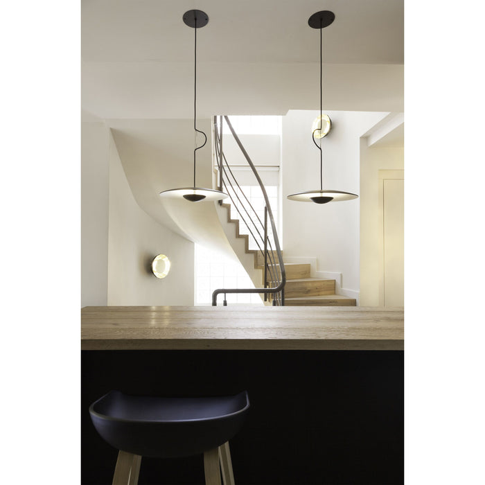 Marset Ginger hanglamp Ø60 LED 1-10V wengé|wit