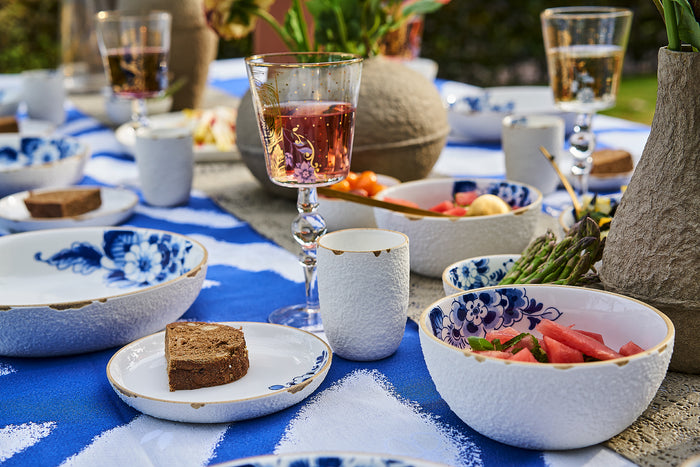 Heinen Delfts Blauw Blauw Bloesem Soepkom 4 st. 0,45 L