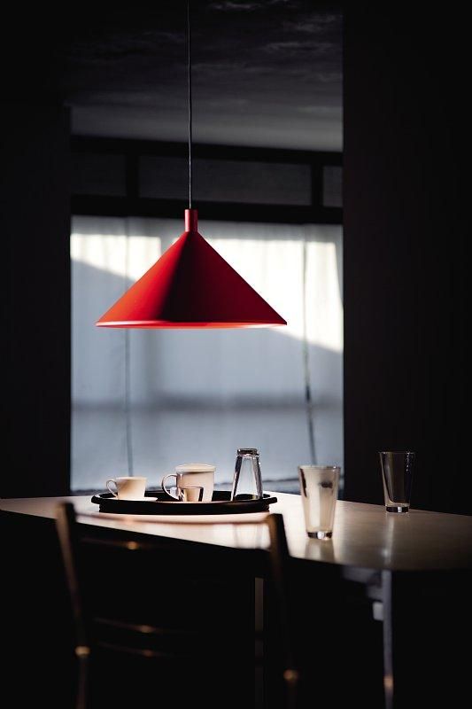 Martinelli Luce Cono hanglamp Ø30 rood