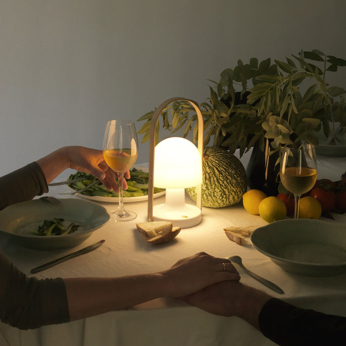 Marset FollowMe tafellamp LED oplaadbaar wit