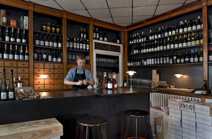 Louis Poulsen PH 3,5-2,5 tafellamp glas, messing gemetaliseerd