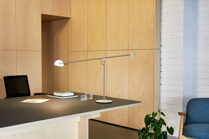 Marset Copérnica M tafellamp LED grafiet-goud-zwart