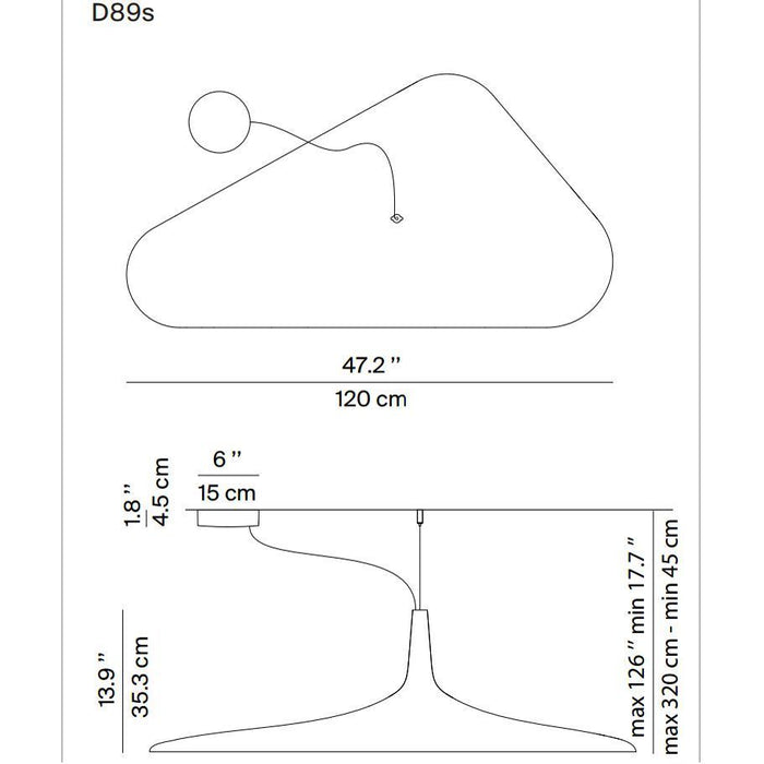 Soleil Noir hanglamp LED wit