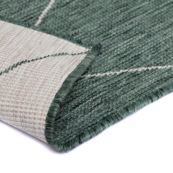 Vintt Buitenkleed Kriscross Groen dubbelzijdig -200 x 290 cm - (L)