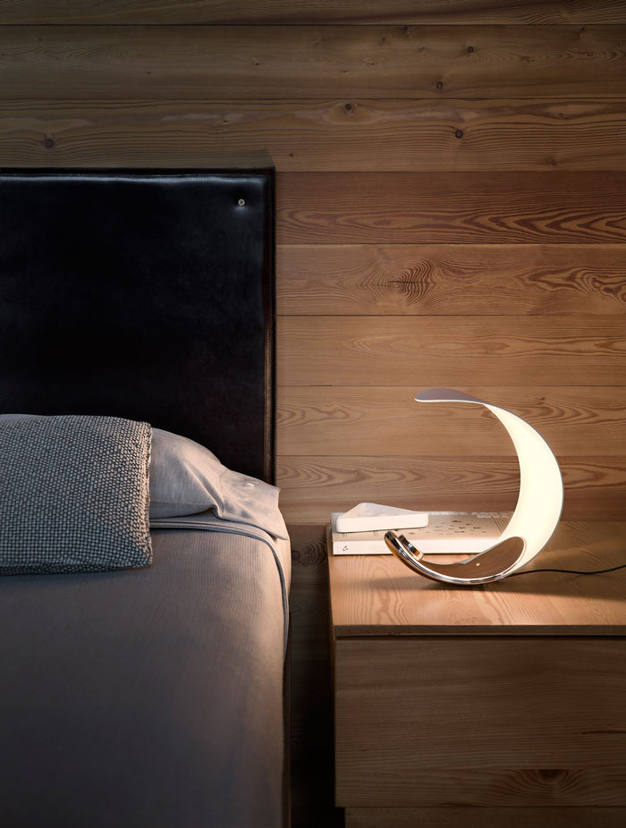 Luceplan Curl tafellamp LED mirror