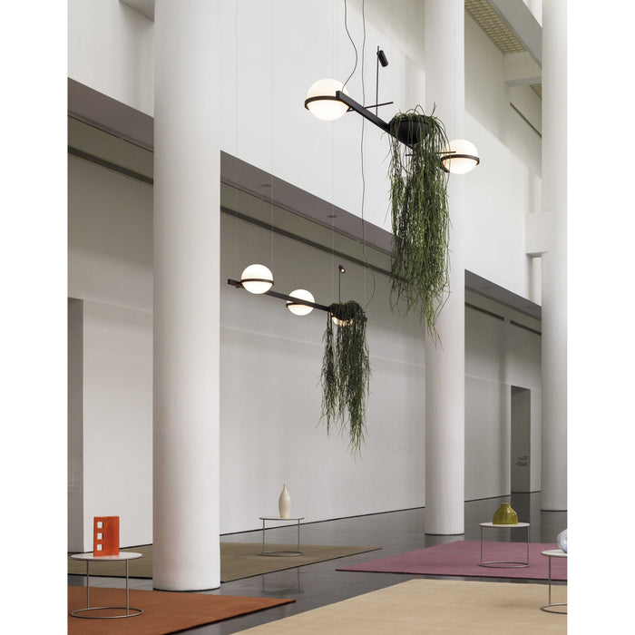 Palma 3736 hanglamp LED met plantenbak wit