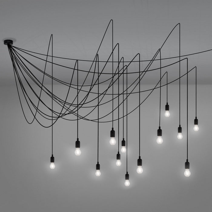 Maman 14 cluster hanglamp opaal