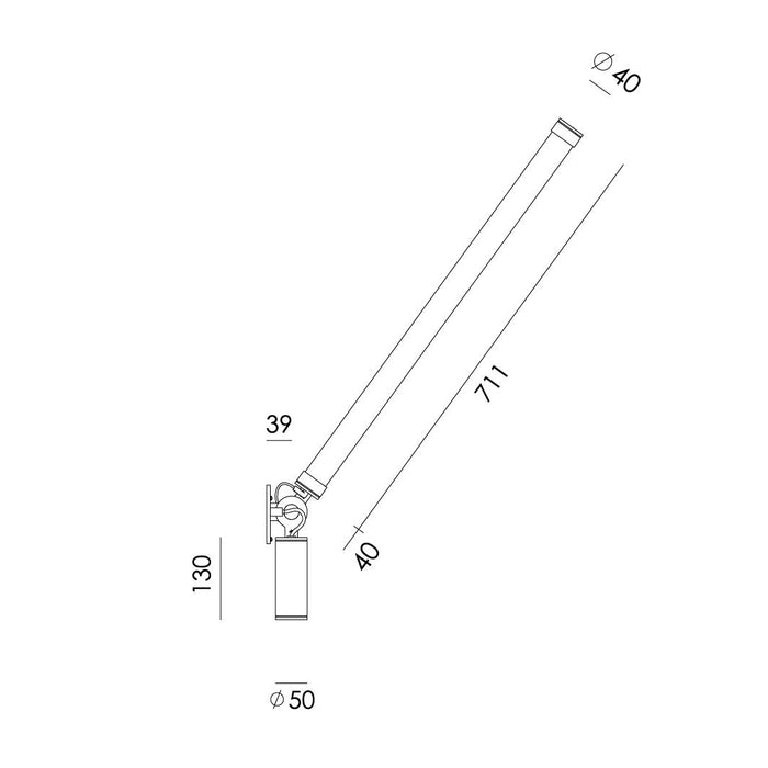 Mr Tubes wandlamp LED Pure White
