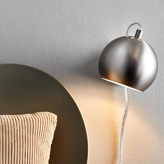 Frandsen Ball wandlamp LED metallic chroom