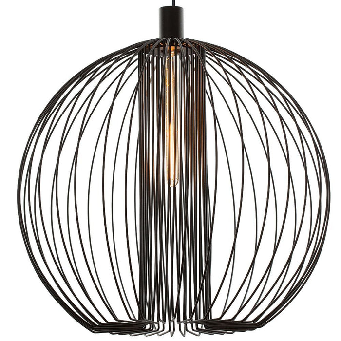 Wever & Ducre Wiro Globe 1.0 hanglamp zwart