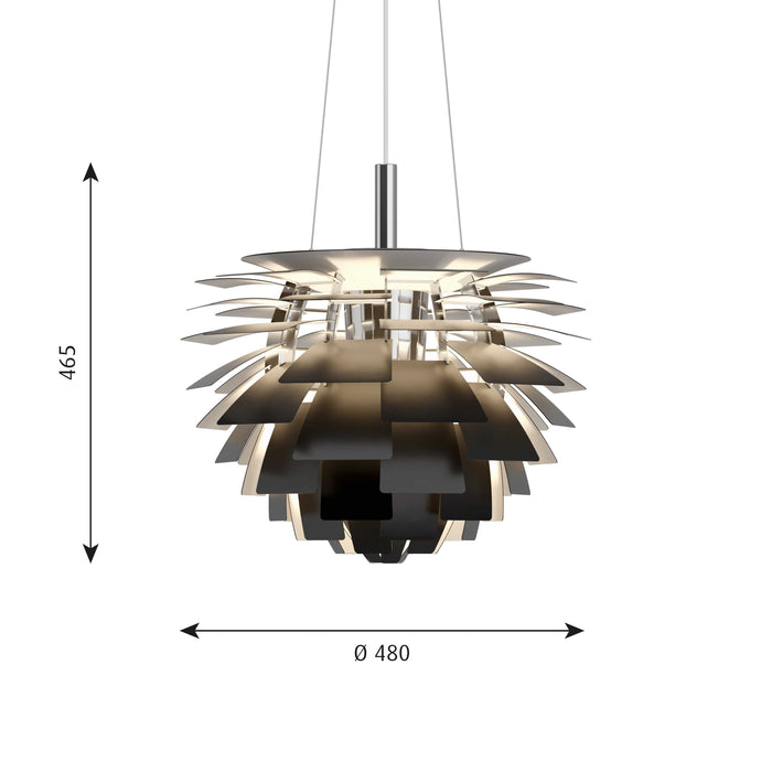 PH Artichoke hanglamp Ø48 LED wit