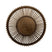 Clava Up Wood wandlamp medium Ø35 donker eiken