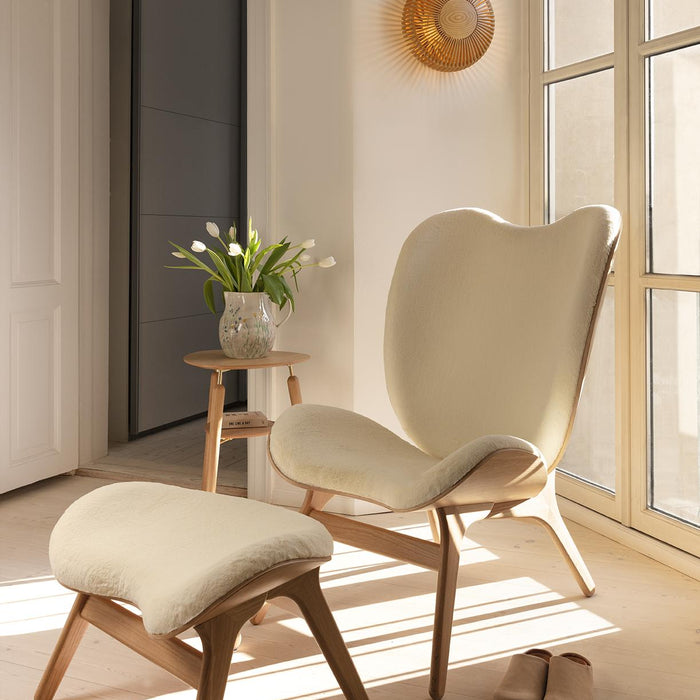 Clava Up Wood wandlamp medium Ø35 donker eiken