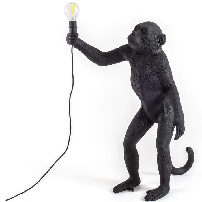 Monkey Standing Outdoor vloerlamp wit