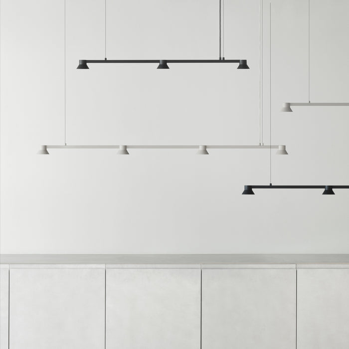 Normann Copenhagen Hat Linear Hanglamp - Large - Grijs