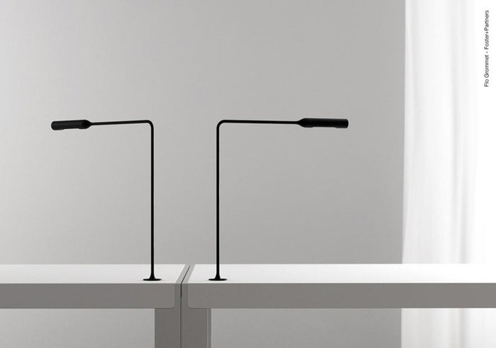 Lumina Flo grommet F46 tafellamp LED 2700K geborsteld nikkel